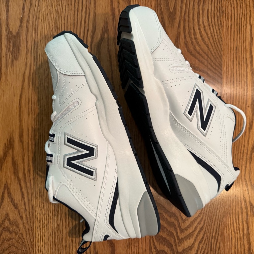 New Balance 608 Men’s Sneakers | Size 9 | White & Navy | New Without Box